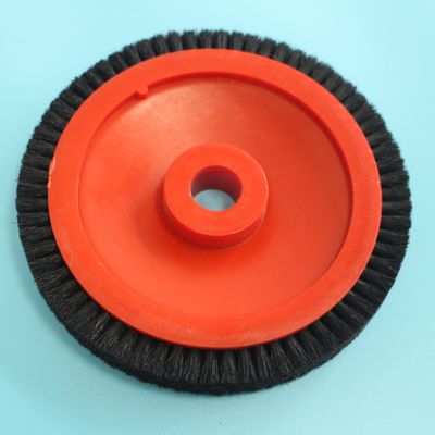 kaufen Rote Körper Stenter-Maschine zerteilt Monforts-Petit-Bürsten-Rad-schwarzes Haar online manufacture