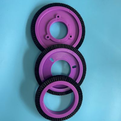 kaufen Die Raffineur-Teile Stenter-Maschinen-Teile Artos LK bürsten Rad-schwarzes Nylonhaar online manufacture