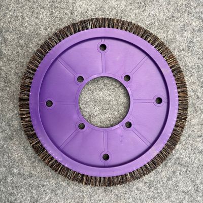 kaufen Tungyang Stenter Maschine Teile Bürstenrad Kunststoff Körper Schweinehaar Borstenmaterial Innendiameter 140mm online manufacture