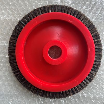 kaufen Monforts Stenter Maschine Teile Rot Kleines Pinselrad Schwarzes Nylon Haar Plastikkörper 22mm Innenlänge online manufacture