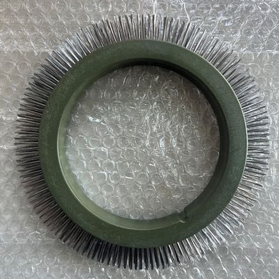 kaufen Stentex Stenter Maschine Teile 122 Modell Bürste Rad Edelstahl Haar Grün Plastikkörper online manufacture