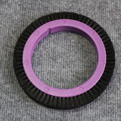 kaufen Stenter-Finixierungsmaschinen Teile Stentex Bürstenrad 122mm Dia Schwarz Bristle Lila Kunststoffkörper gute Qualität online manufacture