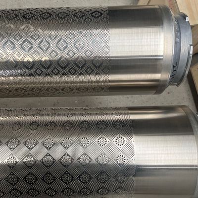 kaufen Textildruckmaschine Teile Beschichtung Rotationsbildschirm Teppiche Druckteile kundenspezifisches Muster 640 Wiederholung online manufacture
