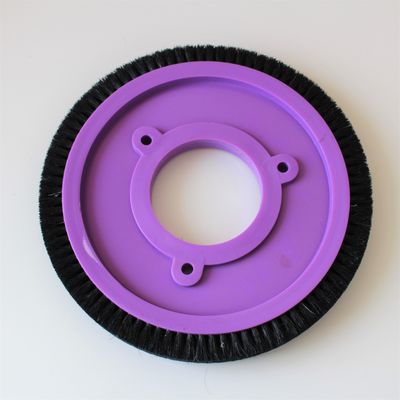 kaufen Korea Ilsung Setzmaschine Zubehör Stenter Maschinenteile Bürste Rad Kunststoffkörper Bringen schwarze Bristle online manufacture