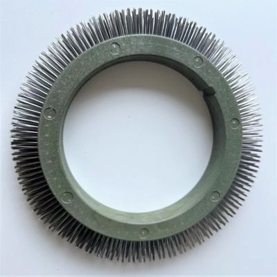 kaufen Stentex-Maschine Zubehör Stenter-Maschine Teile Stoff Bürste Rad Kunststoff Körper Edelstahl Haare online manufacture