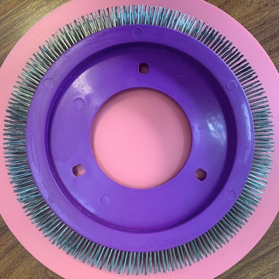 kaufen Stenter Machine Parts Lk Stenter Brush Purple Plastic Body Stainless Steel Material Hair 3 installation holes Online-Herstellung