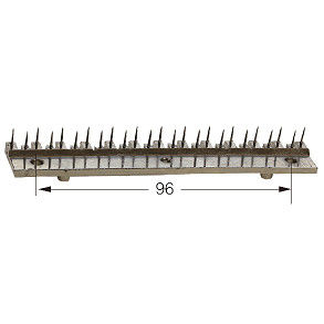 Messing-Stenter Pin Bar Pin Platte Monfortz Stenter Machine Ersatzteilplatte