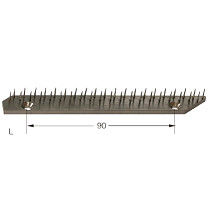 Edelstahl-Stenter-Stiftstange Messing Wakayama-Stiftplatte Kupfer-Nickel-Beschichtung