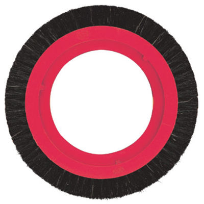 PP/Aluminiumlegierung Bürstenrad mit Nylon/Hog Hair/Pferdehaar für Stenter-Maschine Standardgröße