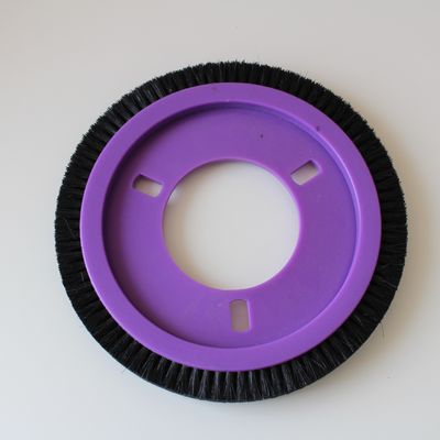 Lila Farbe LK Stenter Maschinenteile Bürstenrad Standardqualität Schwarz Bristle Stenter Maschinenteile