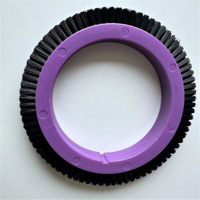 Stentex Marke Stenter Maschine Teile Bürstenrad Schwarz Nylon Haar Kunststoff Körper Standardgröße