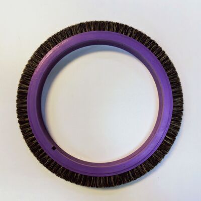 Ehwha Stenter Machine Parts Big Brush Wheel Mixed Color Bristle Plastic Body Nylon Hair Pig Hair