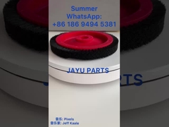 Monforts Stenter Maschine Teile Rot Kleines Pinselrad Schwarzes Nylon Haar Plastikkörper 22mm Innenlänge